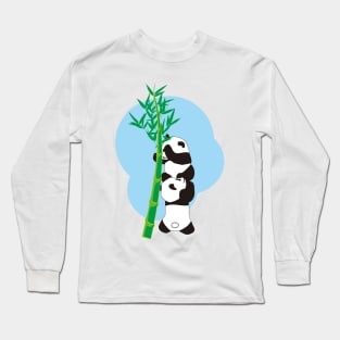 Panda and Bamboo 4 Long Sleeve T-Shirt